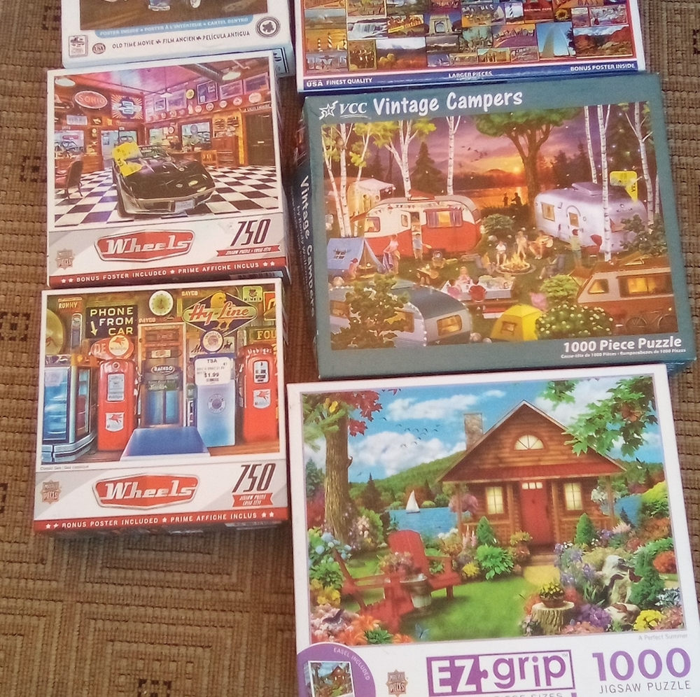 CHANEL Vintage Campers Jigsaw Puzzle - 1000 Pieces